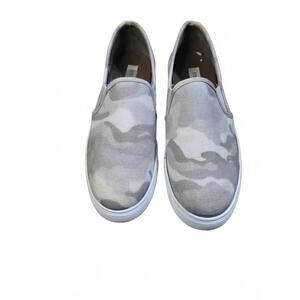 Steve Madden Women's Slip-On Casual Shoes - Gray / green Camouflage